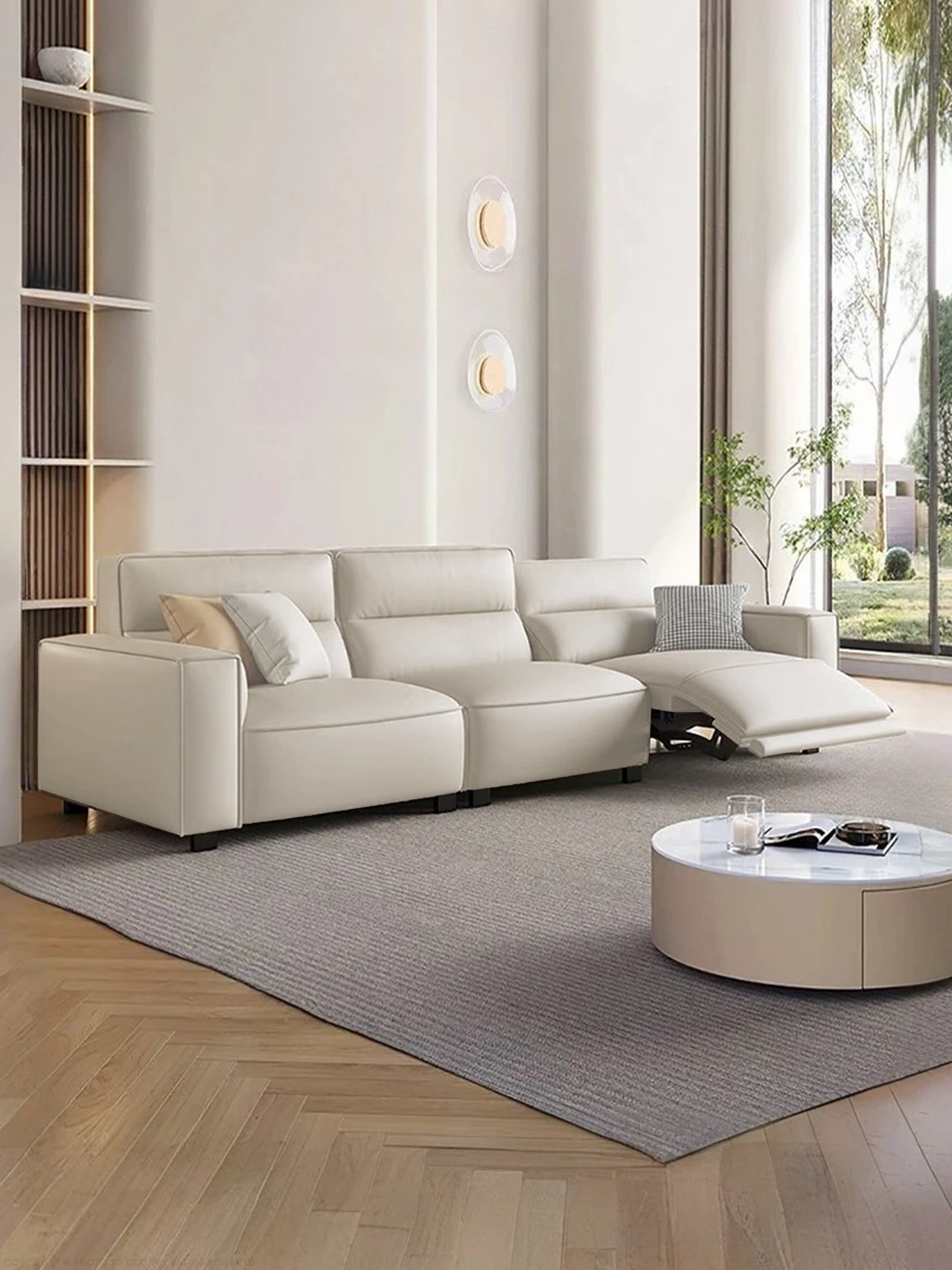 Blake Electric Recliner Leather Sofa