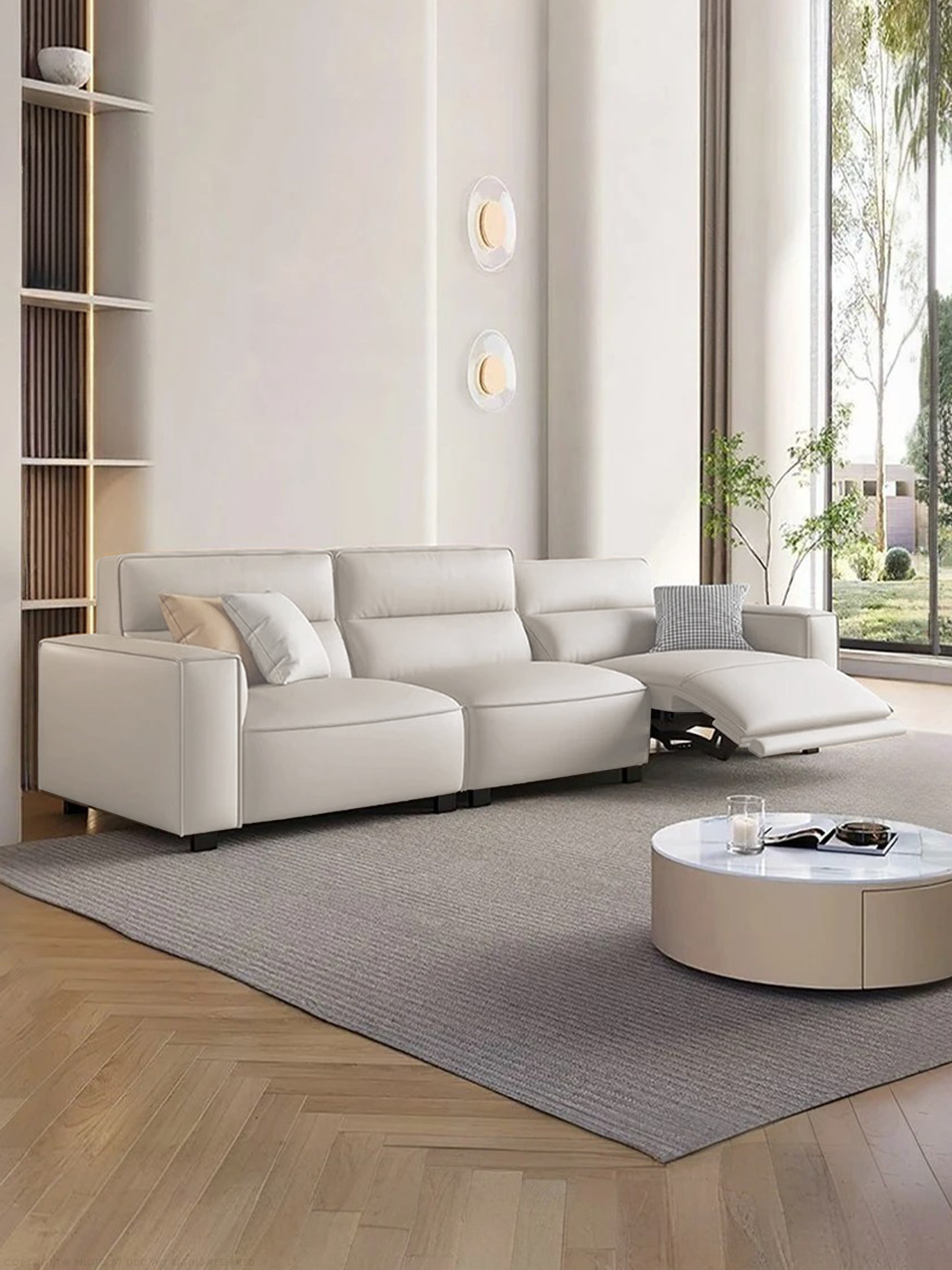 Blake Electric Recliner Leather Sofa