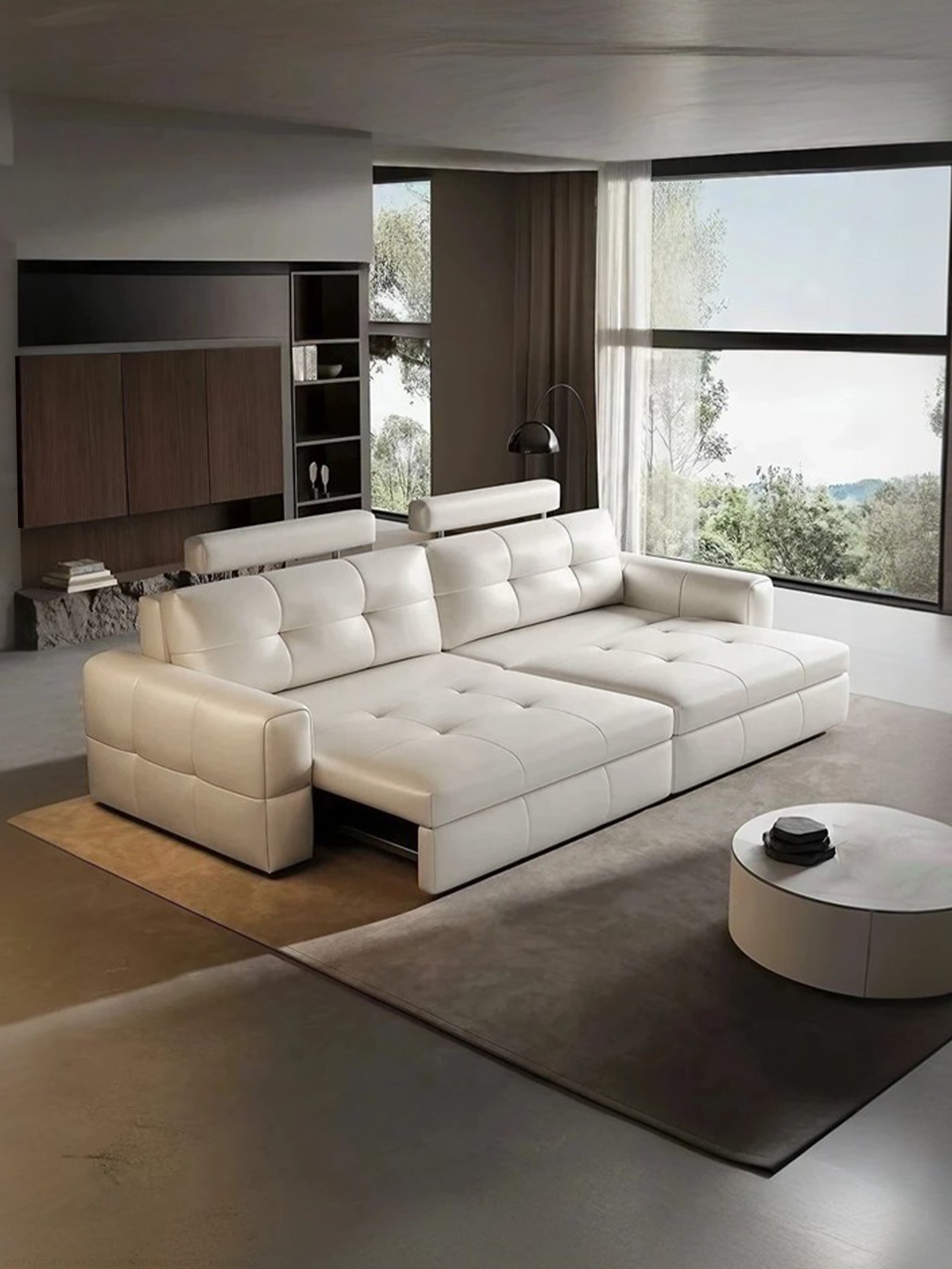 Bobby Electric Leather Sofa Bed