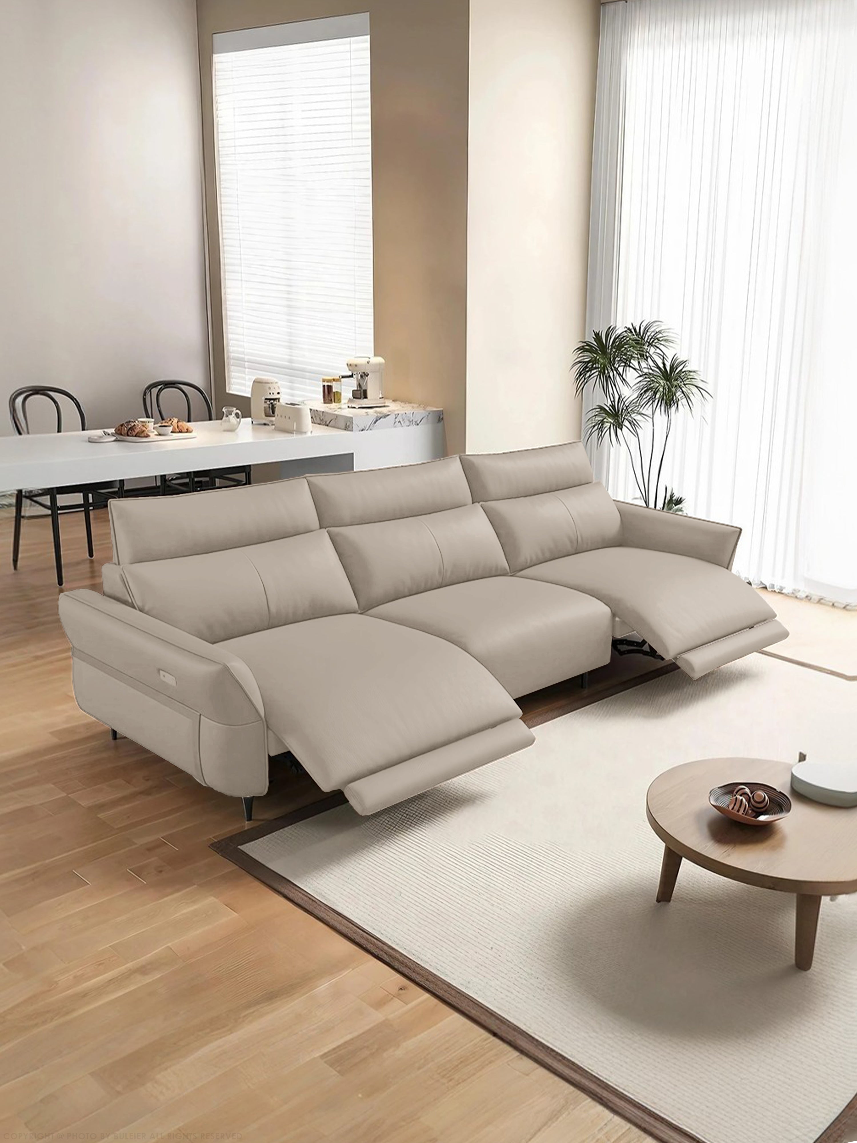 Daisy Electric Recliner Leather Sofa