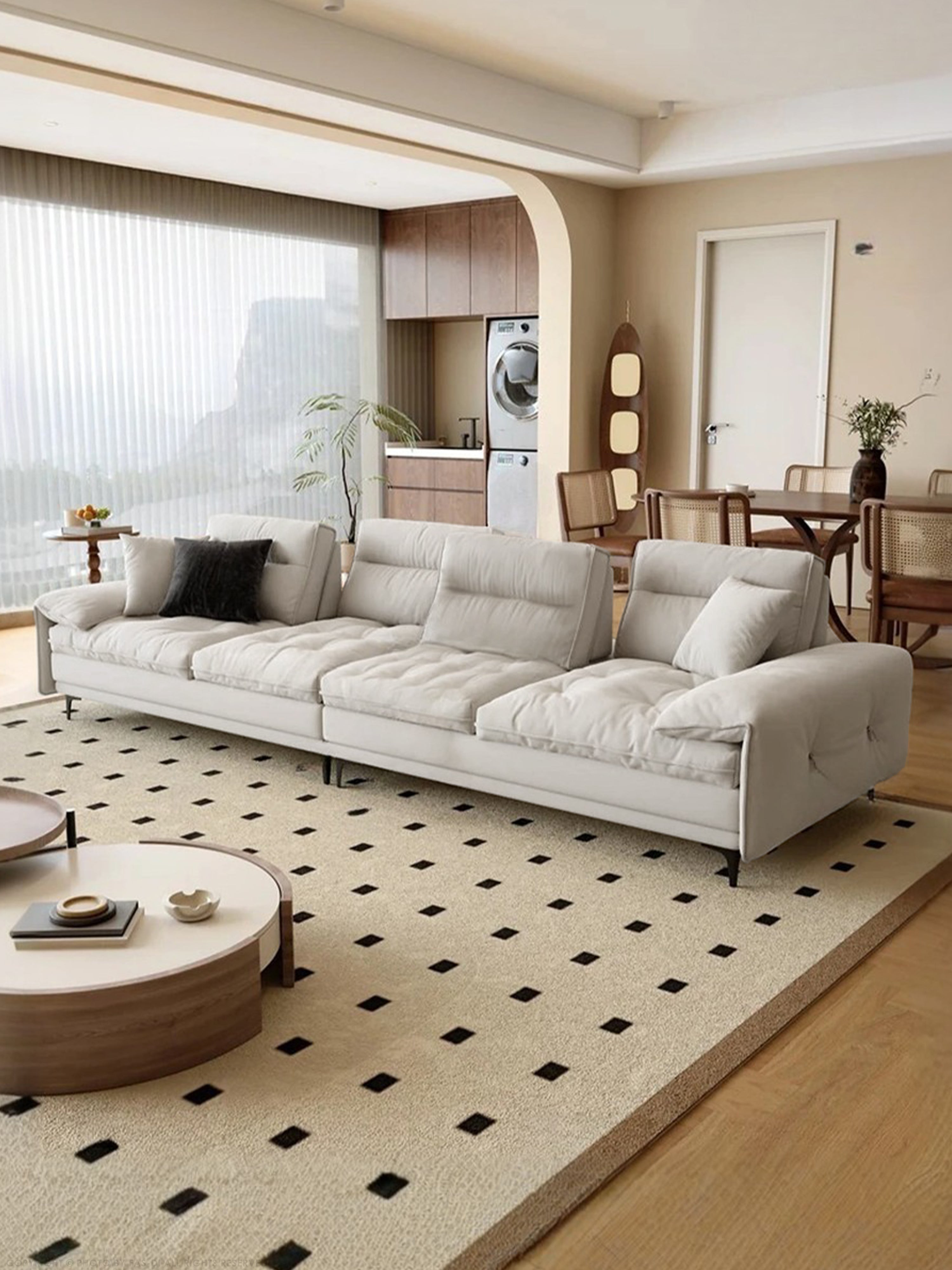 Gina Cloud Fabric Sofa