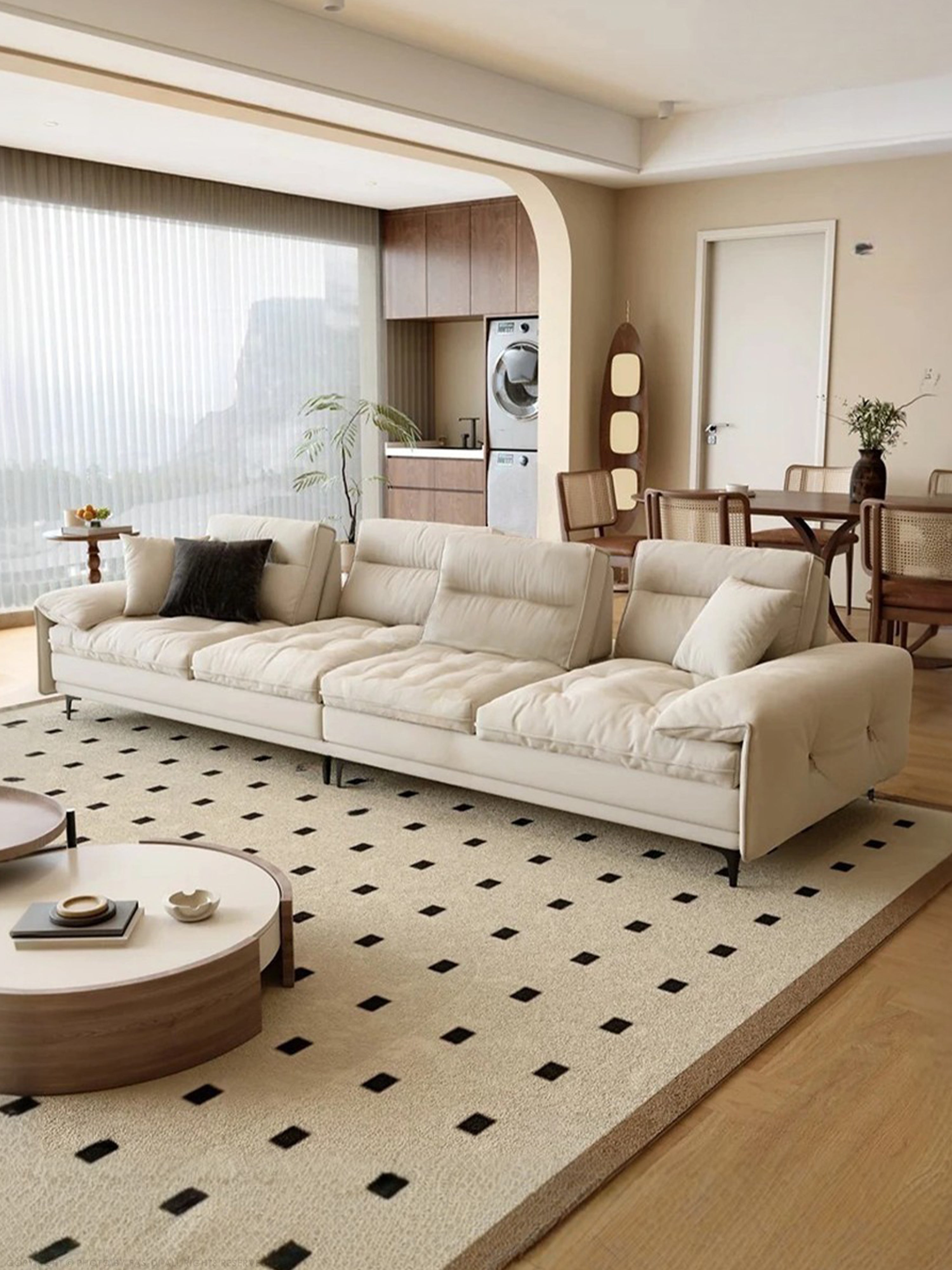 Gina Cloud Fabric Sofa