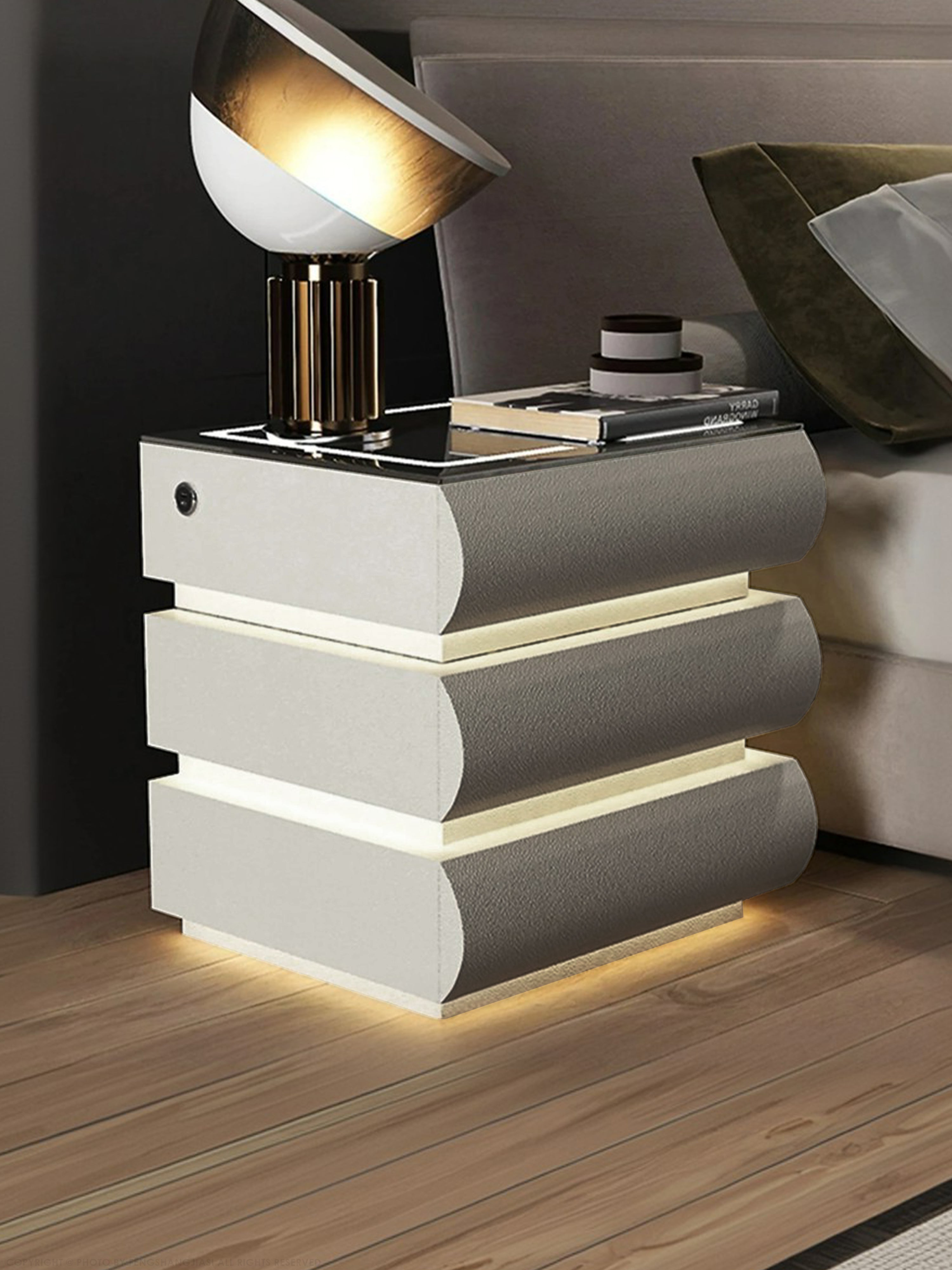 Henrik Smart Bedside Cabinet