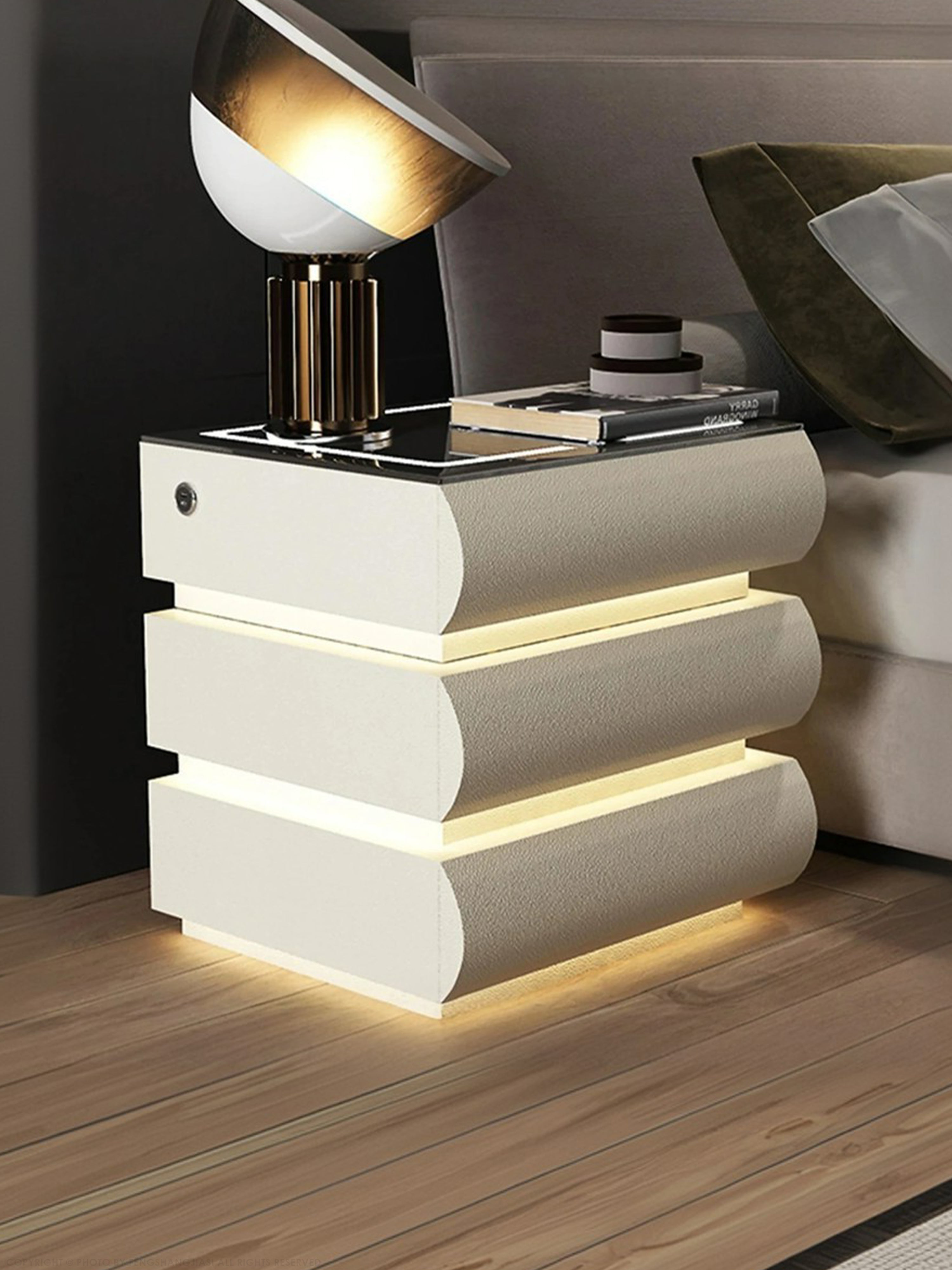 Henrik Smart Bedside Cabinet