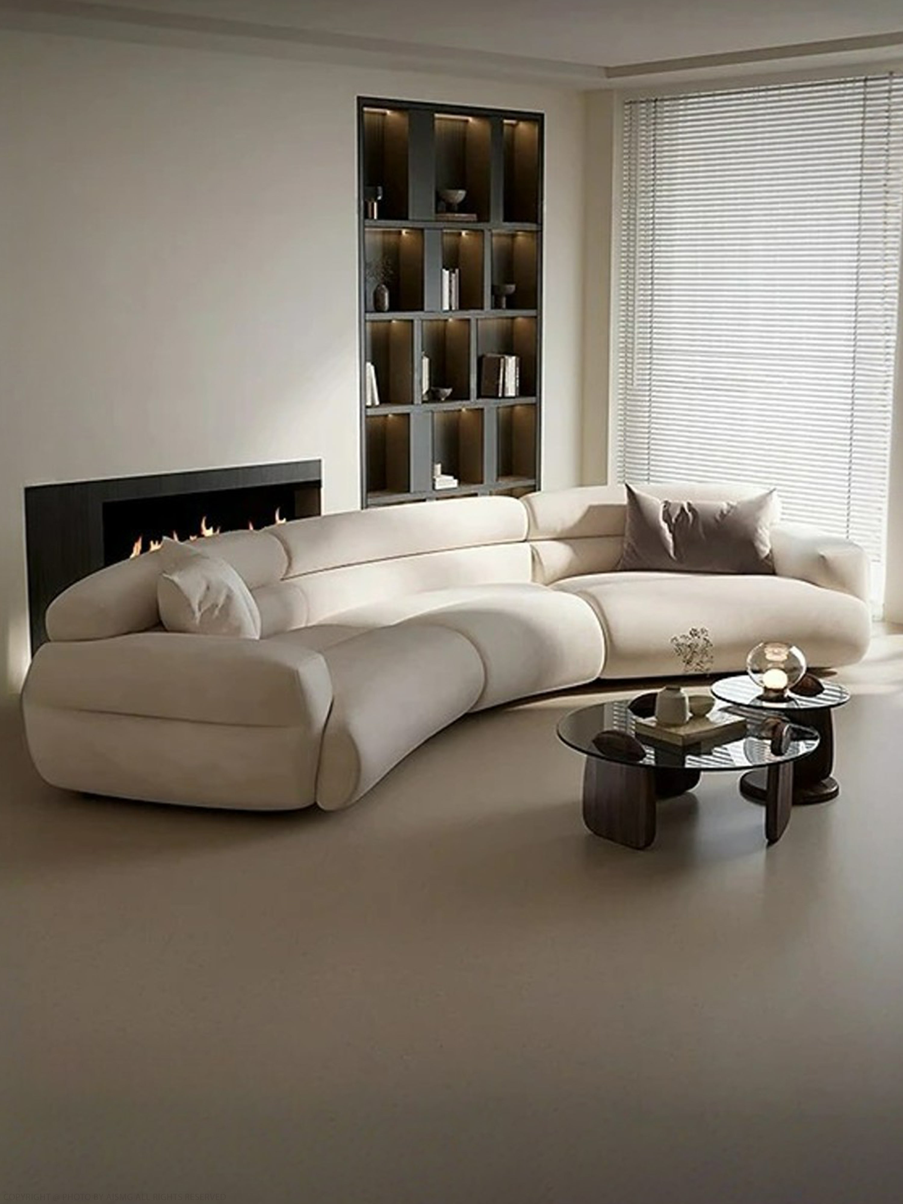 Jessica Sofa (Fabric/Leather)