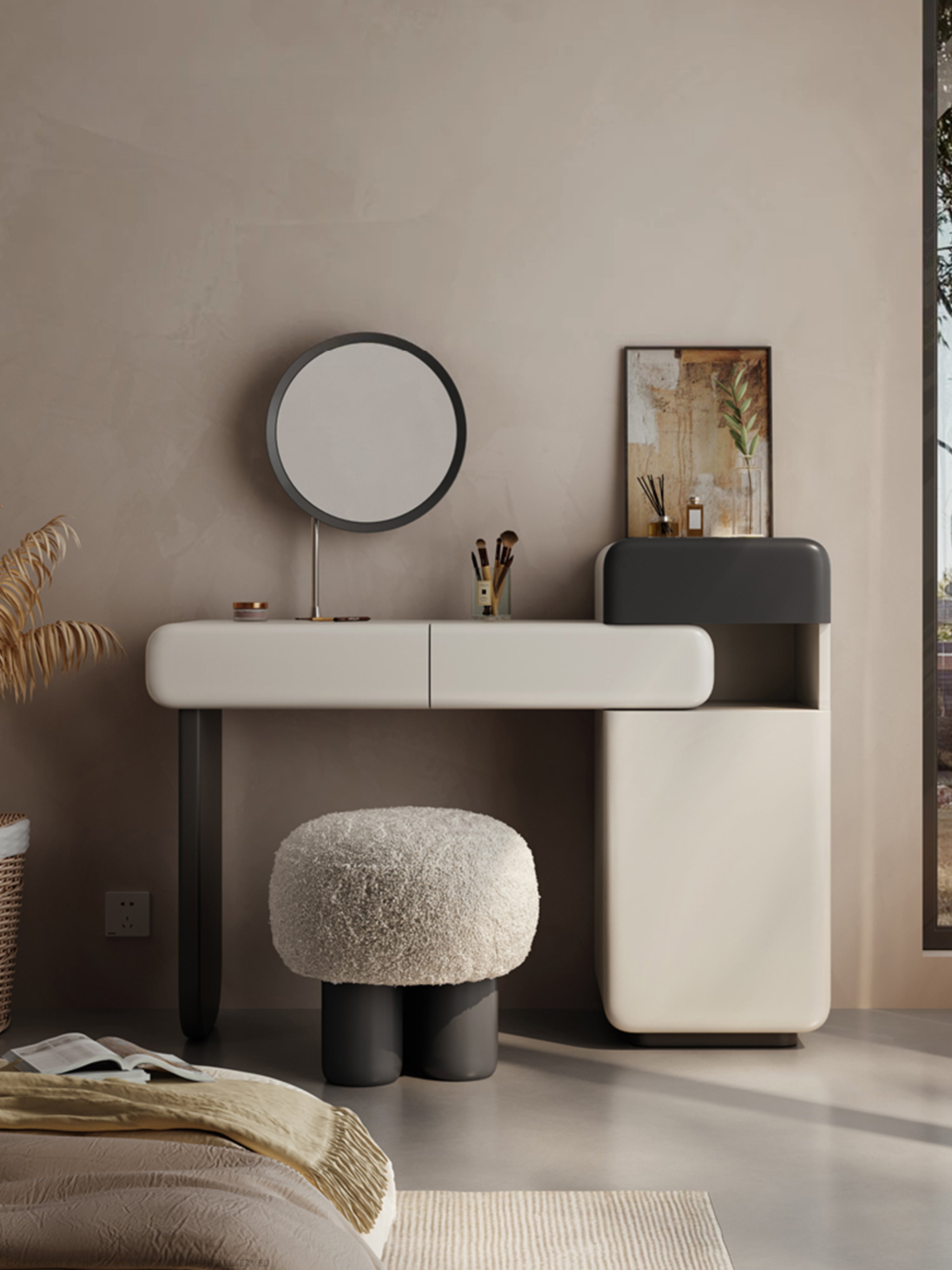 Violet Italian-inspired Dressing Table