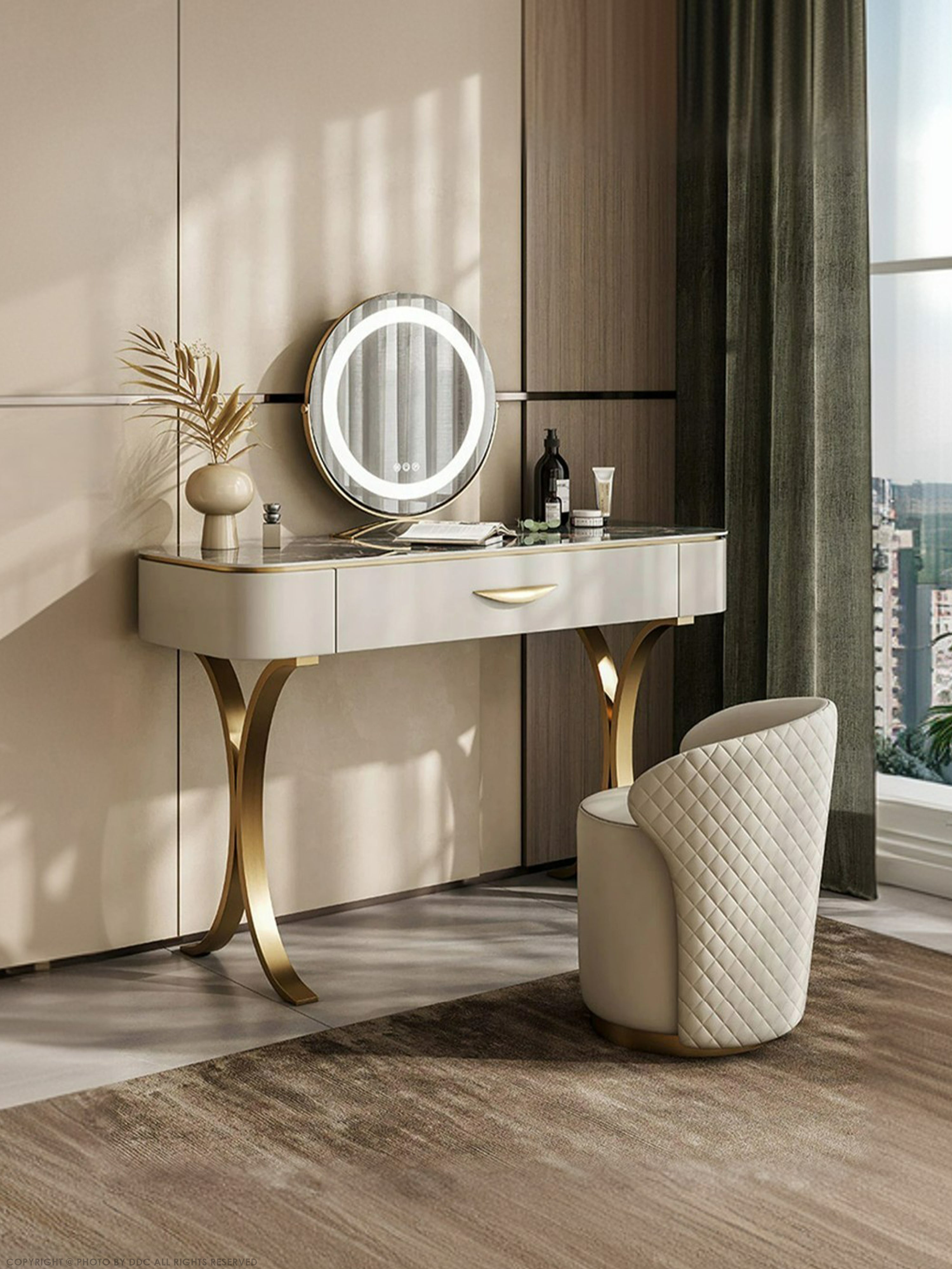 Zora Italian-inspired Dressing Table